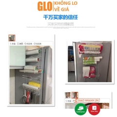 Bộ Kệ Gài Treo Tủ Lạnh Đa Năng