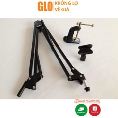 Chân Đế Kẹp Bàn Gắn Mic Thu Âm, Giá Đỡ Micro Livestream