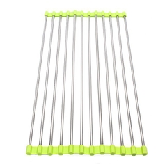 Kệ Để Chén Xếp Gọn Inox Gắn Bồn Rửa Chén