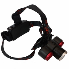 Đèn Pin Đeo Trán Đội Đầu 3 Bóng + 2 Pin Sạc + 1 Cục Sạc