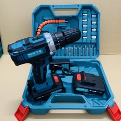 Bộ Máy Khoan Pin Bắt Vít Makita 36V 3 Chức Năng Kèm 2 Pin, Đầy Đủ 24 Phụ Kiện Đồ Nghề