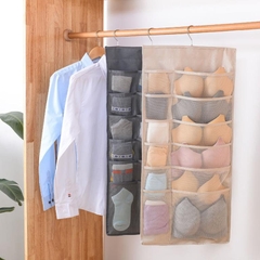 Túi Treo 30 Ngăn (Ô) Đựng Đồ Lót, Quần Áo Lót, Tất Vớ, Đồ Dùng 2 Mặt Có Móc Treo