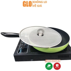 Nắp Vung Lưới Inox 25cm Chống Văng Dầu Mỡ Côn Trùng