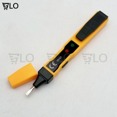 Bút Thử Điện Âm Tường Xuyên Tường Kèm Pin, Que Dò Điện Cảm Ứng Kỹ Thuật Số Thông Mạch Có Đèn Báo