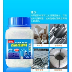 Bột Thông Tắc Sinh Học Nắp Xanh Làm Sạch, Bảo Vệ Đường Ống Bồn Rửa Mặt, Chậu Rửa Bát, Khử Mùi Hôi 260g