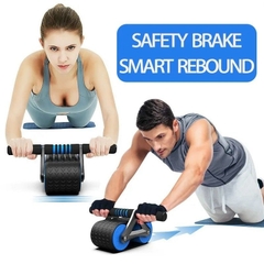 Con Lăn Tập Cơ Bụng Có Chỗ Kê Tay Sử Dụng Công Nghệ Mới Có Phanh Lò Xo Trợ Lực Kèm Thảm Lót Gối