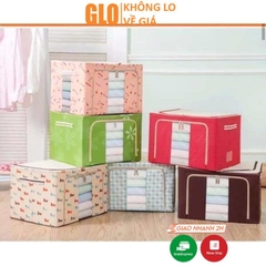 Túi Vải Đựng Đồ, Chăn Màn Có Khung Sắt Chắc Chắn, Độ Bền Cao