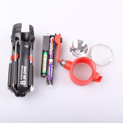 Dụng Cụ Khẩn Cấp Đa Năng Fz-900 Gồm Búa Phá Kính, Đèn Pin, Dao Cắt, Dây An Toàn, Tua Vít