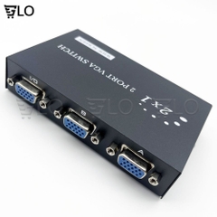 Bộ Hub Chia VGA 2 CPU Hoặc 4 CPU Ra 1 Màn Hình VGA-15-2C VGA-15-4 (2/4 Port VGA Video Switch)