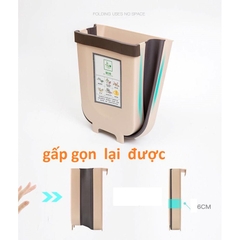 Thùng Rác Thông Minh Gấp Gọn Cao Cấp Để Nhà Bếp Nhỏ
