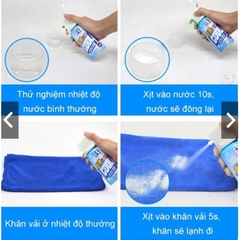 Bình Xịt Làm Lạnh Tức Thời Botny, Giảm Đau Ngay Lập Tức, Chai Xịt Khử Mùi, Làm Mát Nội Thất Ô Tô 180ml