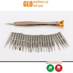 Bộ Tua Vít Đa Năng Kèm Bao Da Sửa Chữa Đồ Điện Tử 25 Đầu Tiện Lợi