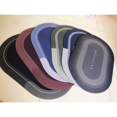 Thảm Dậm Lau Chân Silicon Bathroom Siêu Thấm Hút Nước Chống Trượt, Siêu Mềm Siêu Dày