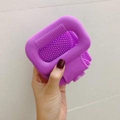 Dây Tắm Chà Cọ Lưng Silicon 2 Mặt Siêu Hot