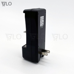 Bộ Sạc Đôi Đa Năng 3,7V Kèm 2 Cục Pin Đỏ 3,7V 18650