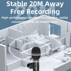 Micro Không Dây Cài Áo Hỗ Trợ Livestream Cho Thiết Bị Cổng Usb Type C Remax K02