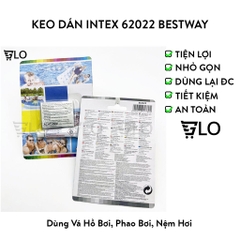 Keo Dán Kèm Miếng Vá, Keo Vá Hồ Bơi, Phao Bơi, Nệm Hơi