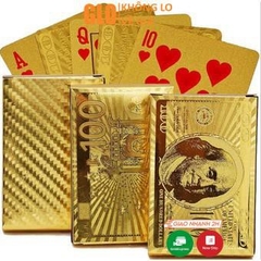 Bộ Bài Vàng 100$ USA