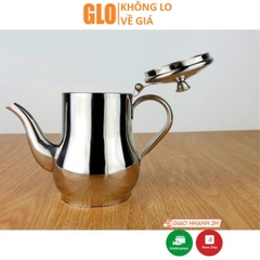 Bình Đựng Dầu Ăn, Nước Sốt Bằng Thép Không Gỉ Có Vách Ngăn