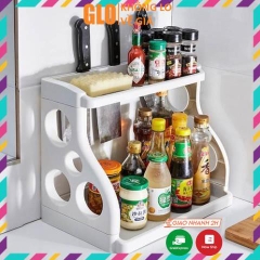 Kệ 2 Tầng Đựng Vật Dụng Nhà Bếp
