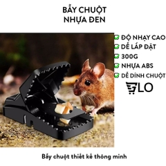 Bẫy Chuột Nhựa Đen Thông Minh Hàm Cá Sấu, Bẫy Được Các Loại Chuột Nhỏ Và Vừa, Dễ Sử Dụng Và An Toàn