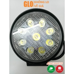 Đèn Trợ Sáng 9 Bóng Led Tròn