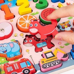 Bộ Đồ Chơi Câu Cá Và Ghép Số Học Đếm 63 Chi Tiết Cho Bé, Bộ Bảng Số Thông Minh Bằng Gỗ