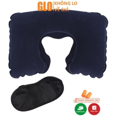 Bộ Gối Ngủ Xe Hơi Du Lịch Văn Phòng Kèm Bịt Mắt Và Nút Tai
