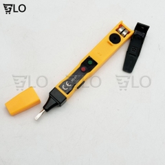 Bút Thử Điện Âm Tường Xuyên Tường Kèm Pin, Que Dò Điện Cảm Ứng Kỹ Thuật Số Thông Mạch Có Đèn Báo