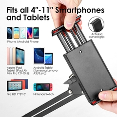 Giá Đỡ Kẹp Ipad, Máy Tính Bảng, Điện Thoại, Nintendo Switch Stands Để Đầu Giường, Cạnh Bàn Xoay 360 Độ