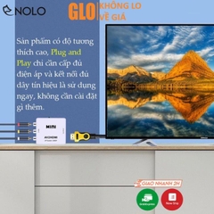 Bộ Box Chuyển Đổi Tín Hiệu AV RCA ra HDMI Model AV2HDMI Hỗ Trợ Độ Phân Giải FullHD 1080P Có Switch 720p và 1080p