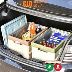 Thùng Nhựa Đựng Đồ Gấp Gọn Cốp Xe Hơi Đa Năng