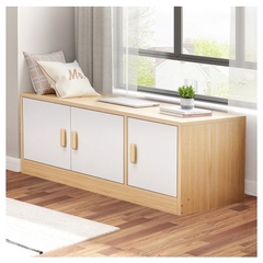 [Hoả Tốc HCM]Kệ Tivi Ngang 3 Cánh 100x40x40cm Để Phòng Khách, Tủ Gỗ Thấp Kê Cửa Sổ Ban Công Trang Trí
