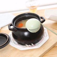 Muỗng Múc Canh Lúa Mạch 2 In 1 Loại Tròn