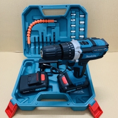 Bộ Máy Khoan Pin Bắt Vít Makita 36V 3 Chức Năng Kèm 2 Pin, Đầy Đủ 24 Phụ Kiện Đồ Nghề