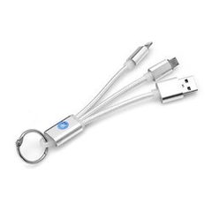 Dây Sạc Móc Khóa Romoss 3 Đầu Lighting, Micro USB, Type-C