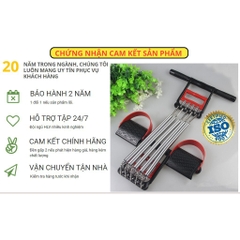 Dây Kéo Tập Thể Thao Đa Năng 5 Lò Xo Kèm Bàn Đạp