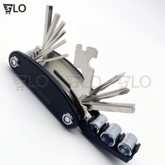 Dụng Cụ Jeep 13 Món Đa Năng Gồm Cờ Lê, Lục Giác, Tua Vít, Sửa Chữa Vá Lốp Xe Đạp