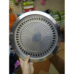 Vỉ Nướng Thịt Inox, Khay Dùng Được Cho Bếp Hồng Ngoại, Bếp Than, Bếp Ga