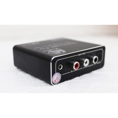 Bộ Chuyển Quang Optical Sang Audio(Digital Sang Analog) Vinagear Xl6 Pro Chính Hãng Cao Cấp, Có Nút Điều Chỉnh Âm Lượng