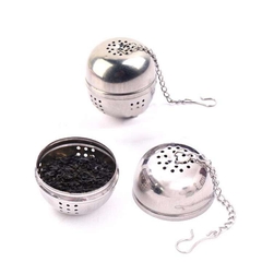 Dụng Cụ Lọc Trà Bằng Inox Hình Tròn Chất Lượng Cao, Hầm Thịt Nấu Súp, Đựng Hương Liệu