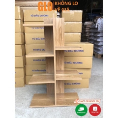 Kệ Sách Gỗ Kiểu Xương Rồng 5 Tầng(Cao 81cm, Ngang 49cm, Rộng 21cm)