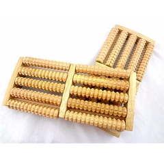 Bàn Lăn Massage Chân Bằng Gỗ 10 Thanh