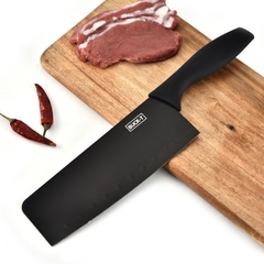Bộ Dao 5 Món Buck-T Bằng Thép Không Gỉ Đen Nhám Cao Cấp