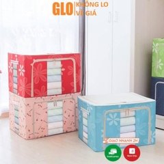 Túi Vải Đựng Đồ, Chăn Màn Có Khung Sắt Chắc Chắn, Độ Bền Cao