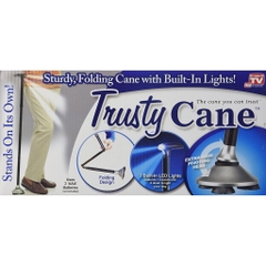 Gậy Trusty Cane - Gậy Gấp Gọn Chống Trượt Có Đèn Pin Cho Người Cao Tuổi