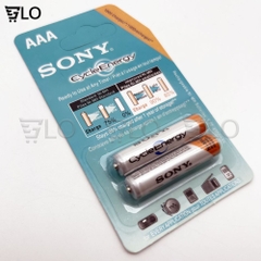 Vỉ 2 Viên Pin Sạc Sony AA(4600mah),  AAA(4300mah) CycleEnergy