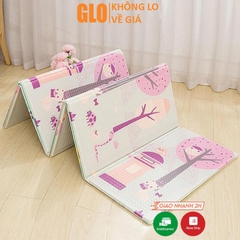 Thảm 2 Mặt Xpe Hàn Quốc Chống Va Đập Cho Bé(Kích Thước 2x1.8m ) Dày 10 Ly
