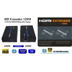 Bộ Thiết Bị Nối Dài HDMI Bằng Dây Lan 120-150m (Hdmi Extender 150m) - Bộ Kích Tín Hiệu HDMI Chống Nhiễu Cực Tốt