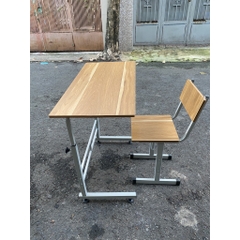 Bộ Bàn Ghế Bằng Gỗ Cho Trẻ Học Tập Có Thể Tăng Giảm Chiều Cao